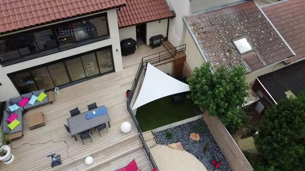 voile ombrage jardin